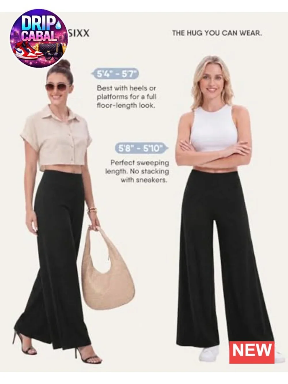 Wide Leg Palazzo Pants for Women High Waist Casual Lounge Flow Pants Stretchy